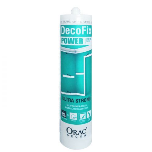 ORAC Decor Venkovní lepidlo DecoFix Power (290 ml) FDP700, silné montážní - 290 ml Bílá