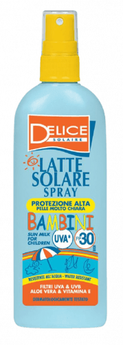 Delice Solaire Opalovací mléko pro děti ve spreji SPF30 150ml