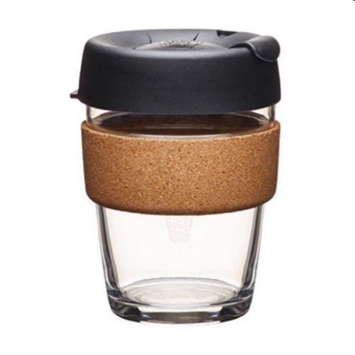 Hrnček KeepCup Brew Cork Black M, 340 ml