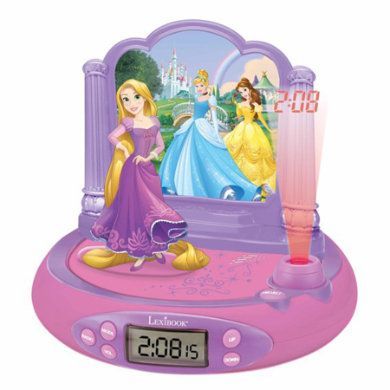 LEXIBOOK Projekční budík Disney Princess
