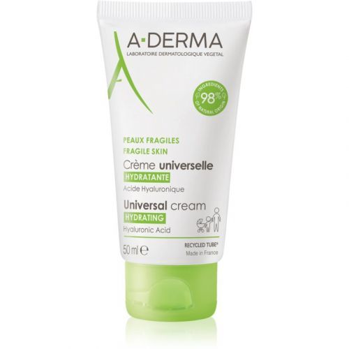 A-Derma Universal Cream univerzální krém s kyselinou hyaluronovou 150 ml