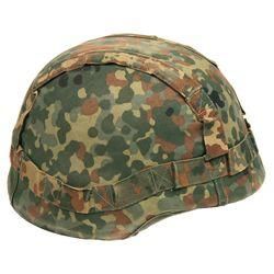 Potah (povlak,obal,převlek) na kevlarovou helmu BW (Bundeswehr) flecktarn Stav: použitý, Velikost: 55-57cm
