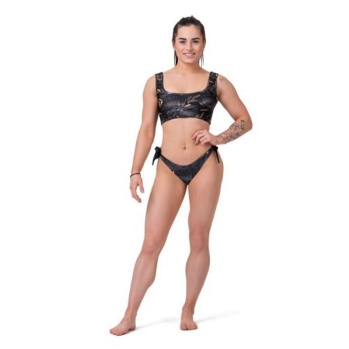 Nebbia Bikini Active Black - bralette 554 volcanic black S