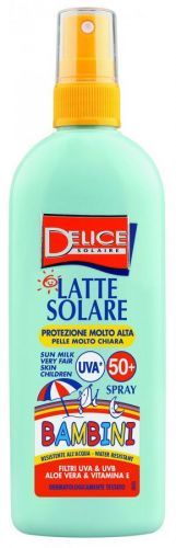 Delice Solaire Opalovací mléko pro děti ve spreji SPF50+ 150ml