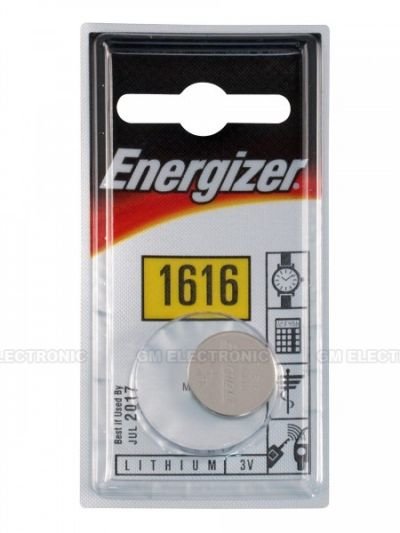 Baterie lithiová knoflíková Energizer CR1616 3V 55mAh lithiová