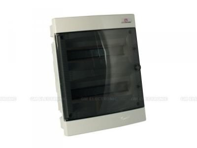 Rozvaděčová skříň ECM24PT průhledná dvířka