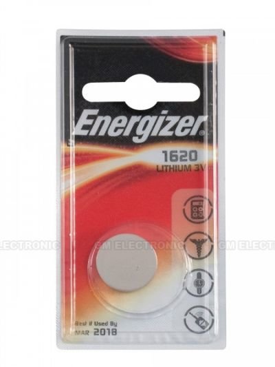 Baterie lithiová knoflíková Energizer CR1620 3V 79mAh lithiová