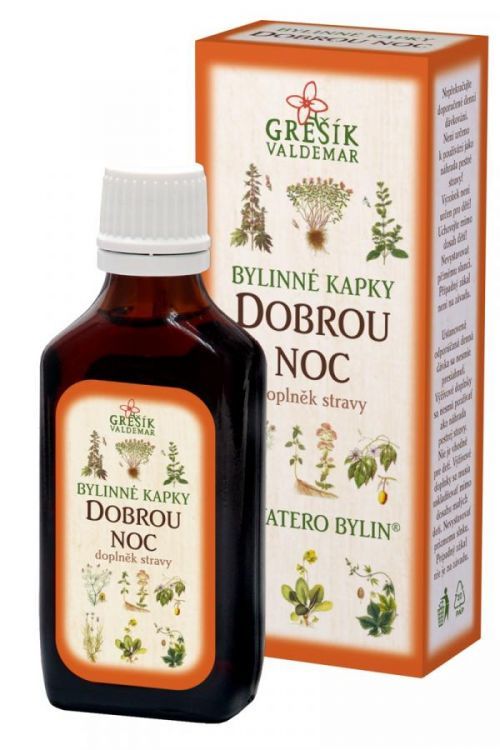 Valdemar Grešík Grešík Dobrou noc bylinné kapky 50 ml