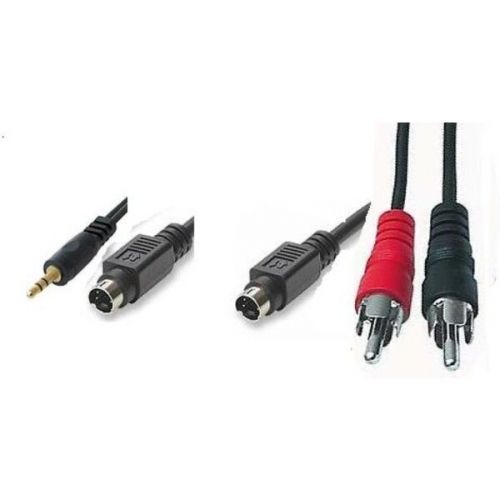 PremiumCord kabel S-Video + 3,5Jack / S-Video + 2x Cinch 2m