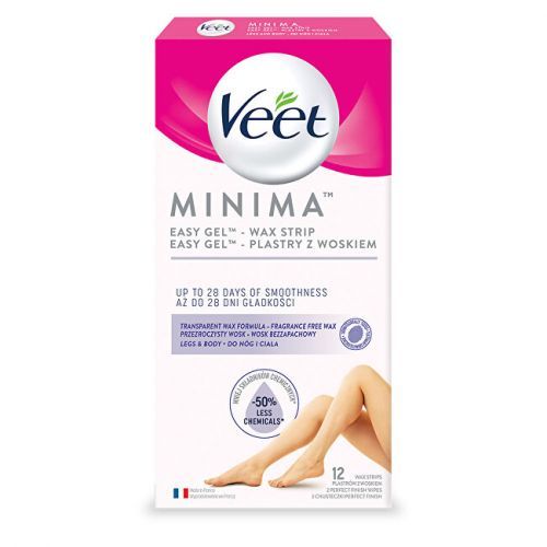 Veet Hypoalergenní voskové pásky na nohy Minima 12 ks