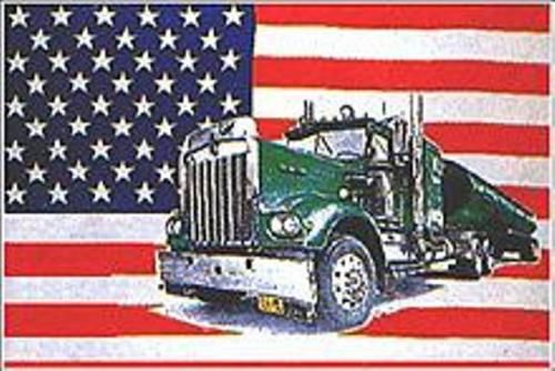 Vlajka USA kamion 90x150cm č.76
