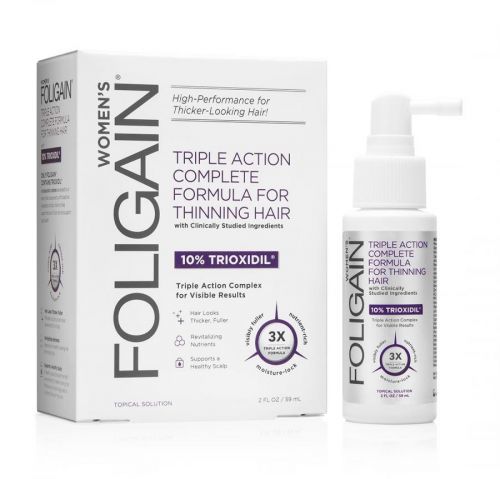 Foligain Triple Action sérum proti padání vlasů s 10% trioxidilem pro ženy, 59ml