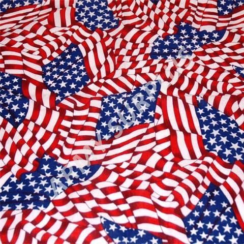 Šátek potisk vlajka USA čtvercový