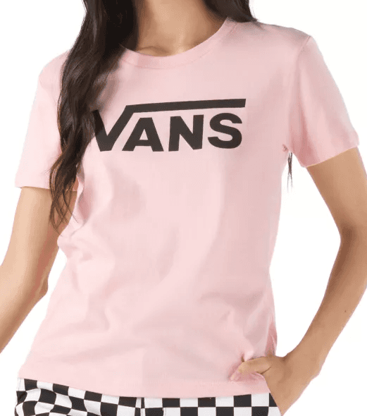 Tričko Vans Flying V Crew powder pink L