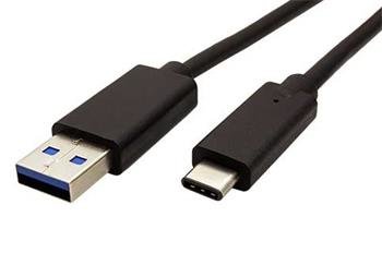Roline USB 3.1 kabel USB3.0 A(M) - USB C(M), 1m, černý