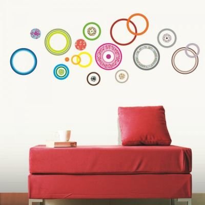 Samolepka Ambiance Colorful Bubbles