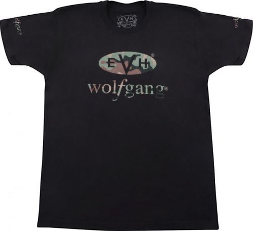 EVH Wolfgang Camo Černá L Hudební tričko