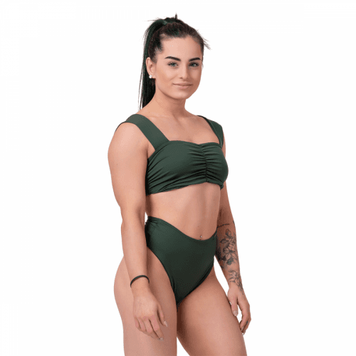Miami Retro Bikini vrchní díl green S - NEBBIA