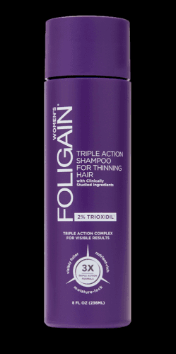 Foligain Triple Action šampon proti padání vlasů s 2% trioxidilem pro ženy, 236ml