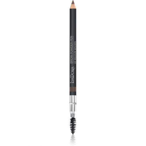 IsaDora Brow Powder Pen tužka na obočí s kartáčkem odstín 05 Medium Brown 1,1 g