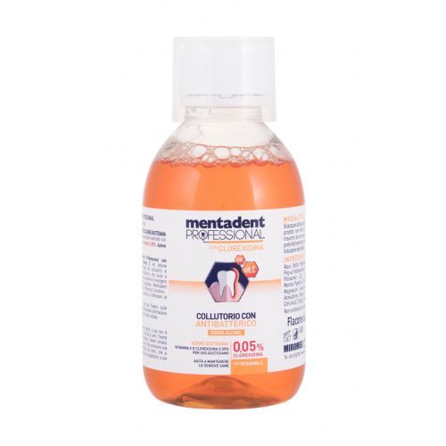 Mentadent Professional Clorexidina 0,05% Vitamin C 200 ml ústní voda unisex