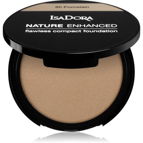 IsaDora Nature Enhanced Flawless Compact Foundation krémový kompaktní make-up odstín 82 Natural Ivory 10 g