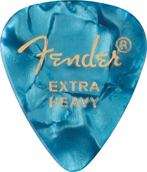 Fender 351 Shape Picks, Extra Heavy, Ocean Turquoise