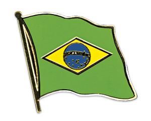 Odznak (pins) 20mm praporek Brazílie