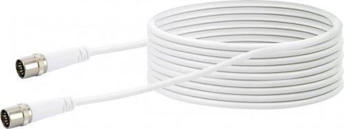 Antény, SAT kabel Schwaiger KDAK100 532, 10 dB, čtyřžilový stíněný, 10.00 m, bílá