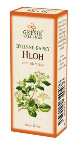 Valdemar Grešík Grešík Hloh bylinné kapky 50 ml