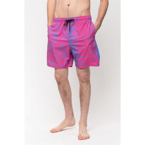 plavky SANTA CRUZ - Scales Swimshort Cyan-Pink (CYAN-PINK) velikost: L