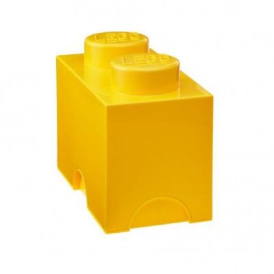 LEGO Storage Brick 2- Yellow