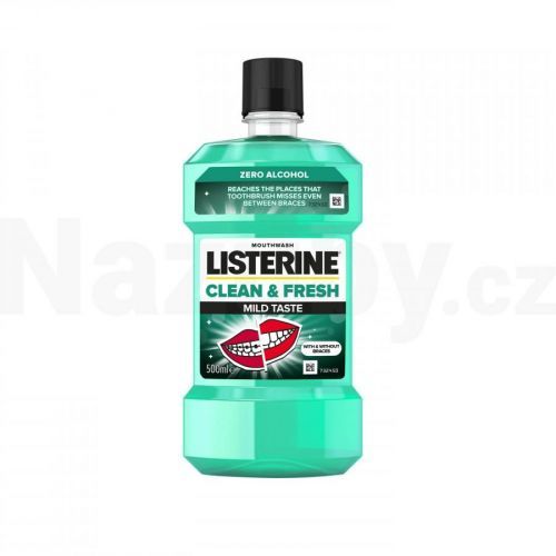 Listerine Clean & Fresh Mild Taste ústní voda 500 ml