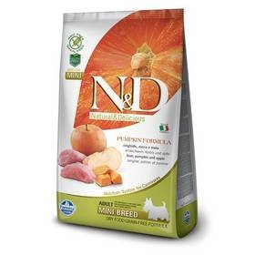 N&D GF Pumpkin DOG Adult Mini Boar & Apple 2,5kg