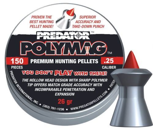Diabolky Predator Polymag 6.35 mm JSB® / 150 ks (Barva: Vícebarevná)