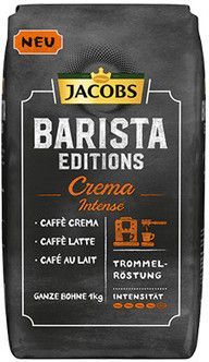 Jacobs Barista Crema INTENSE zrnková Káva 1 kg