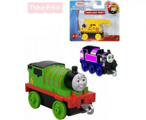 FISHER PRICE Mašinka Tomáš malá tahací Track Master na kartě různé druhy kov