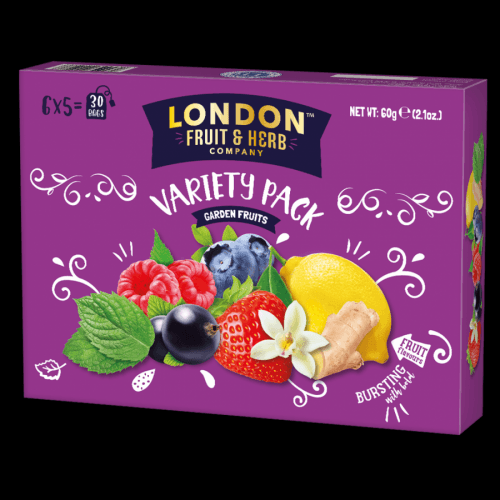 London Fruit (čaj) Garden Fruit pack - Čajový box Zahradní plody 30 sáčků London Fruit and Herb