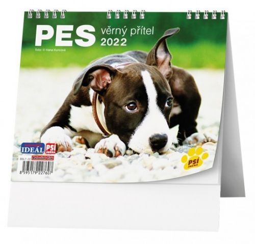 Baloušek Stolní kalendář - Ideál - Pes věrný přítel (s psími jmény) - BSL7-22
