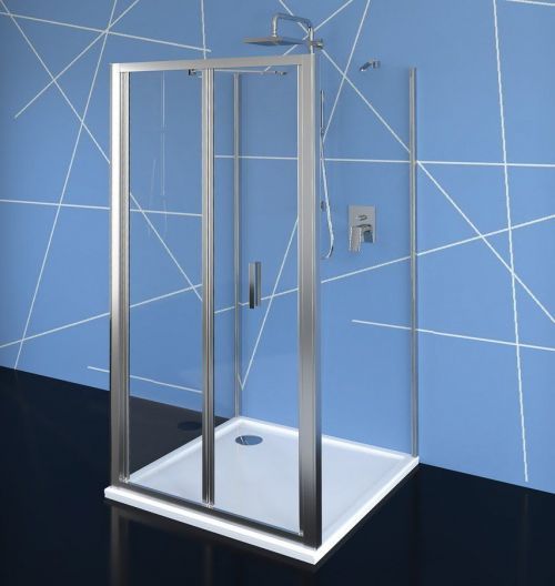 POLYSAN EASY LINE třístěnný sprchový kout 700x700mm, skládací dveře, L/P varianta, čiré sklo EL1970EL3115EL3115
