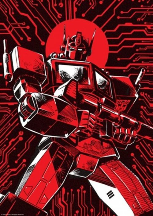 FaNaTtik | Transformers - Art Print Optimus Prime Limited Edition 42 x 30 cm