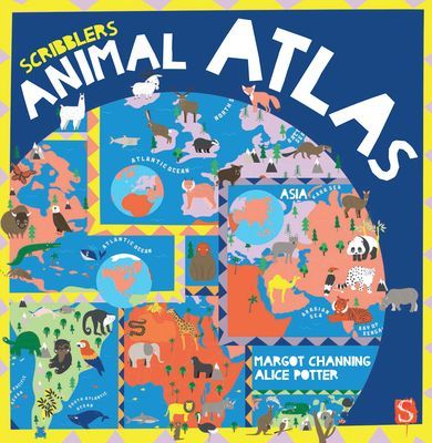 Scribblers' Animal Atlas (Channing Margot)(Board book)