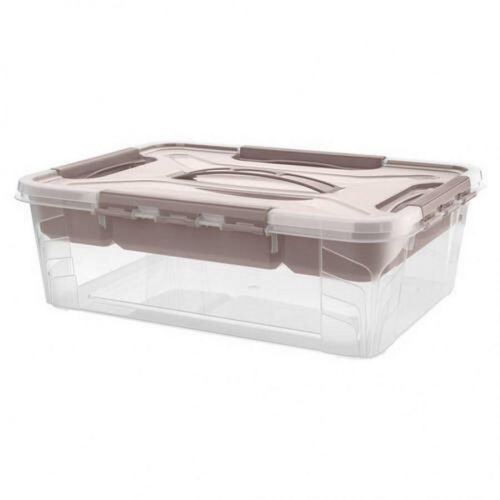 BOX S VÍKEM, 10 l - průhledné