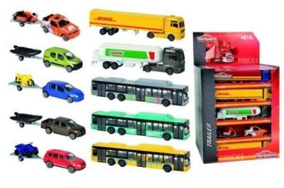 MAJORETTE Auto nákladní s návěsem 13 cm