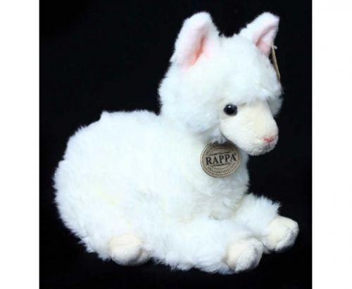 PLYŠ Lama bílá 23cm ležící Eco-Friendly exkluzivní *PLYŠOVÉ HRAČKY*