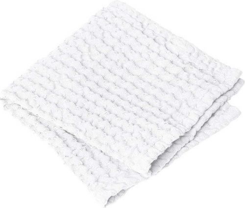 Sada 2 bílých ručníků Blomus, 30 x 30 cm