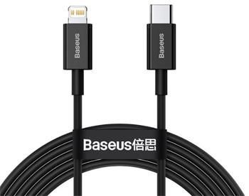 Baseus CATLYS-C01 Superior USB-C to Lightning Fast Charge Kabel 20W 2m Black