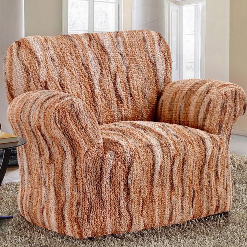 Bielastické potahy OCEANO NOVÉ cihlové křeslo (š. 60 - 110 cm)