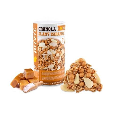 Granola slaný karamel 550 g 0l