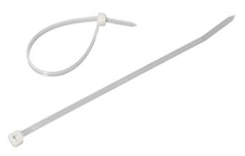 Páska vázací 10cm x 2.5mm 100ks, bílá